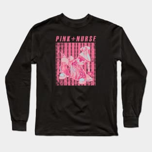 Pink Nurse 2000s Y2K girl style Long Sleeve T-Shirt